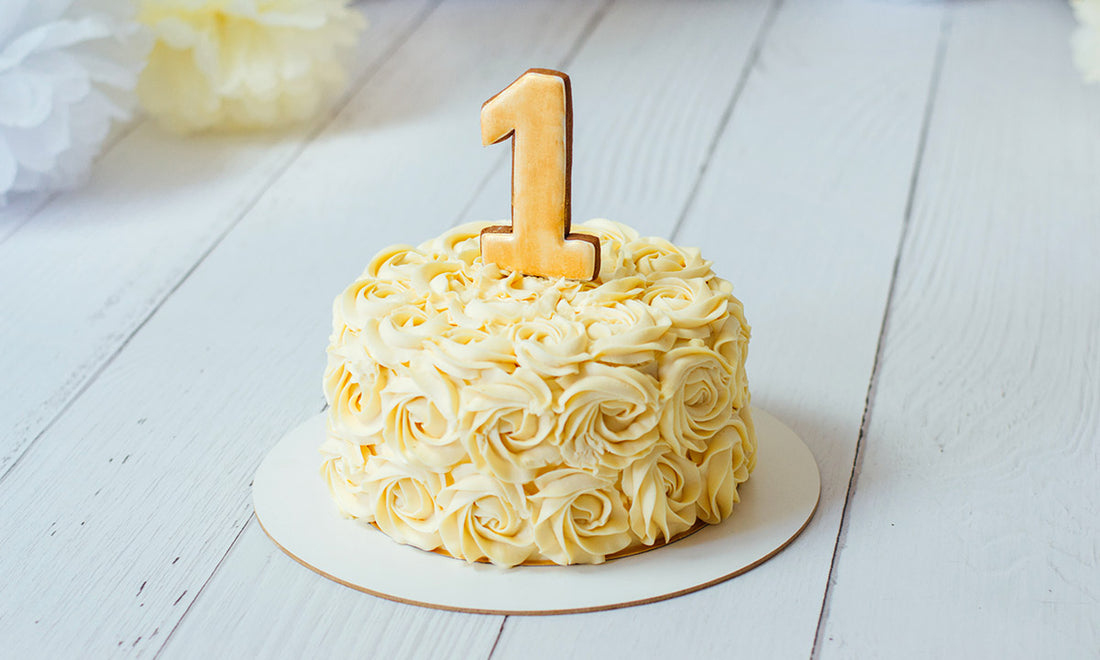 Gâteau premier anniversaire fille