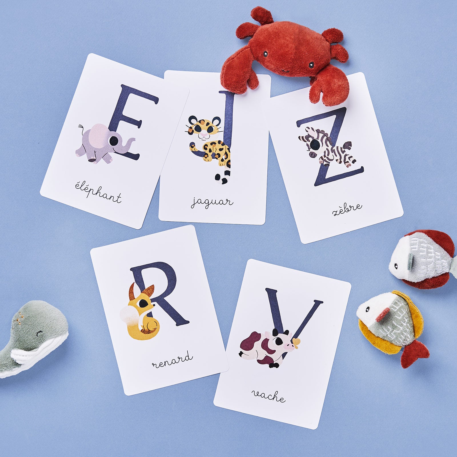 alphabet carte majuscule