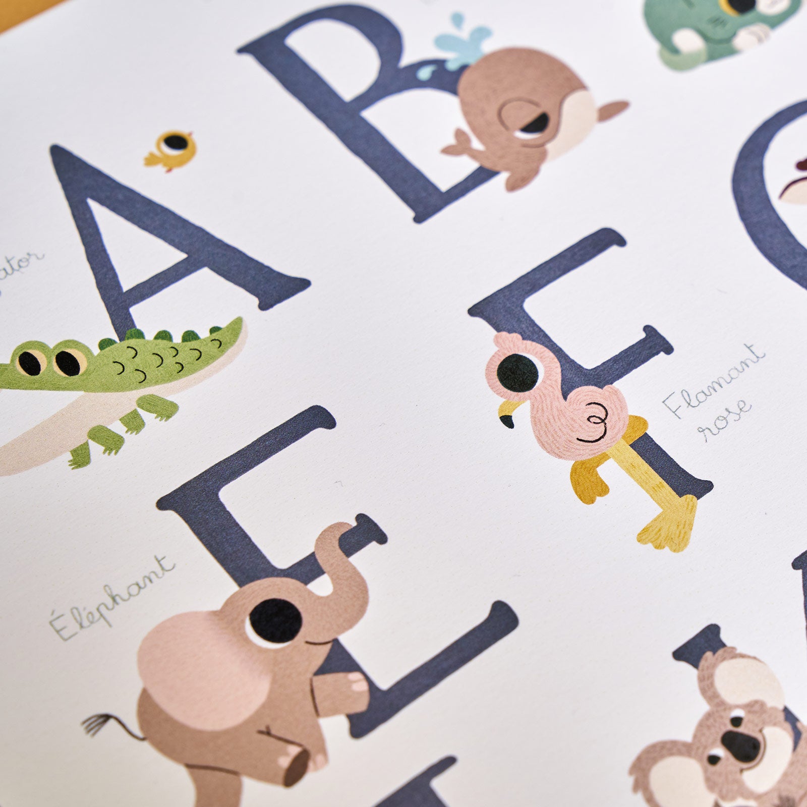 Affiche Alphabet des enfants
